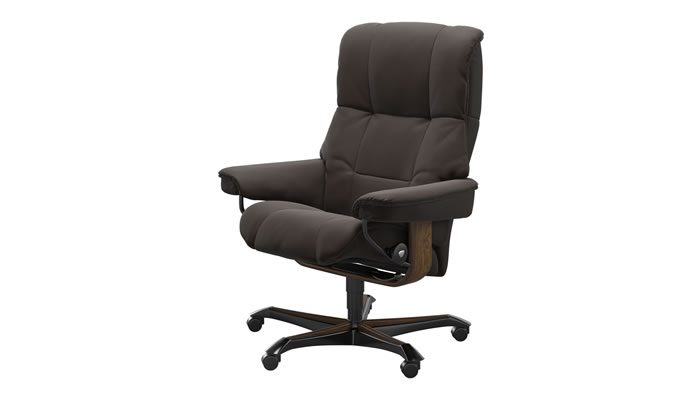 Stressless Mayfair Home Office in  Paloma Chestnut Leather